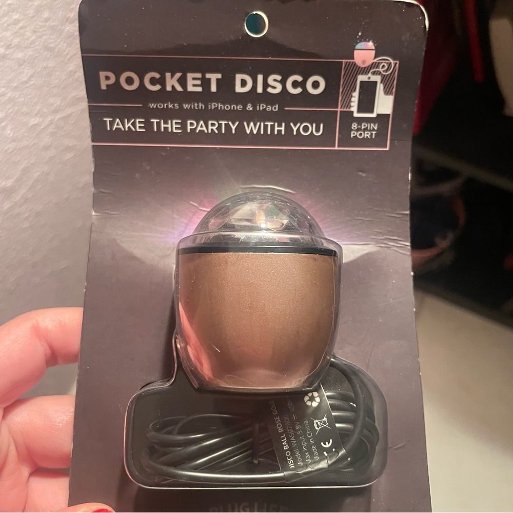 [New and Unused] Rose Gold Pocket Disco for iPhone and iPad